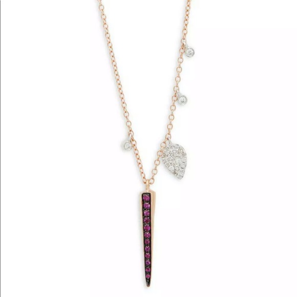 Meira T Rose Gold Diamond Dagger 